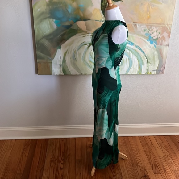 Leaf print mesh Bandage Dress by Rumor size small - Picture 8 of 16